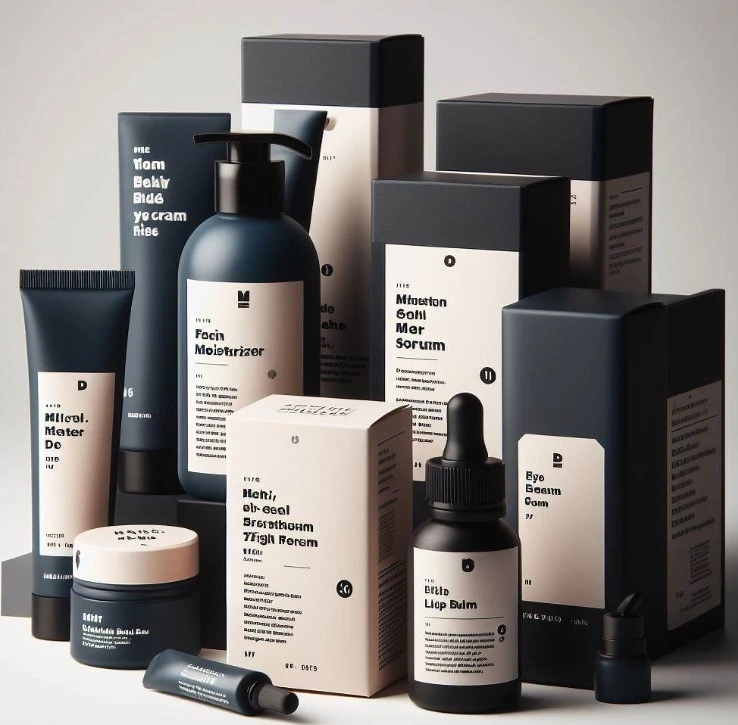 Skincare products for men